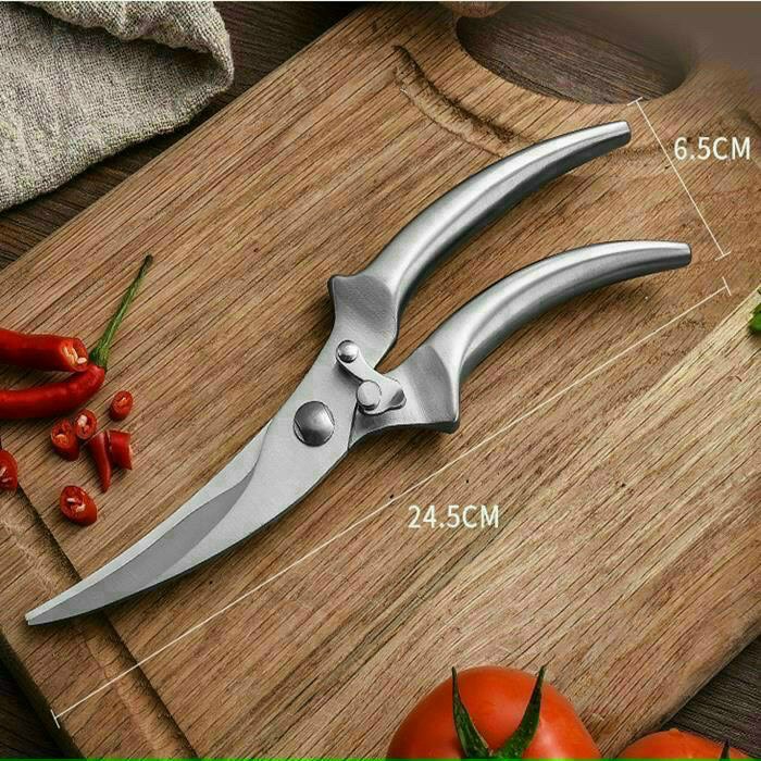 Kéo cắt Gà, Kéo cắt nhà bếp chuyên dụng inox- Kéo cắt gà và thịt đa năng inox siêu sắc-kéo cắt gà cán vàng giá rẻ siêu sắc-Kéo cắt thịt , thịt gà, thịt vịt siêu sắc
