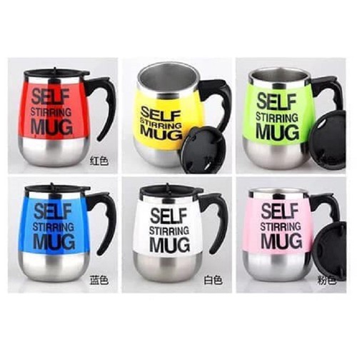 Cốc pha cà phê tự khuấy mẫu mới self stirring mug-cốc pha cà phê tự khuấy thông minh