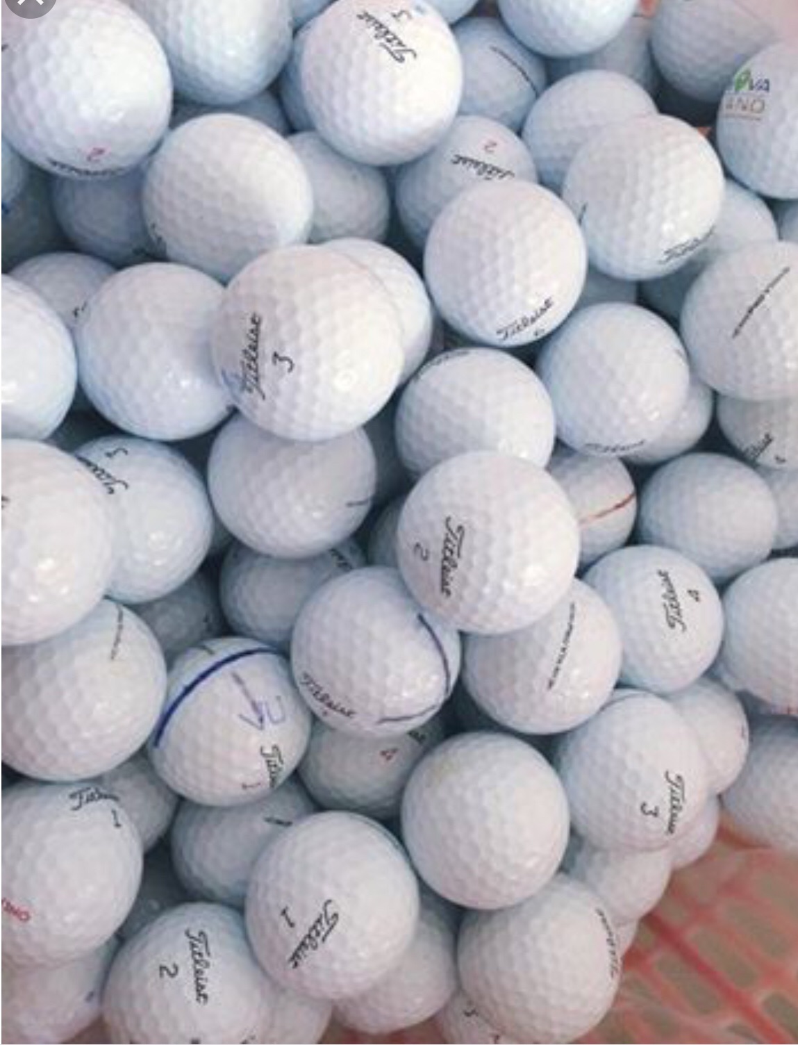 10 quả bóng golf TitIeisf độ mới cao