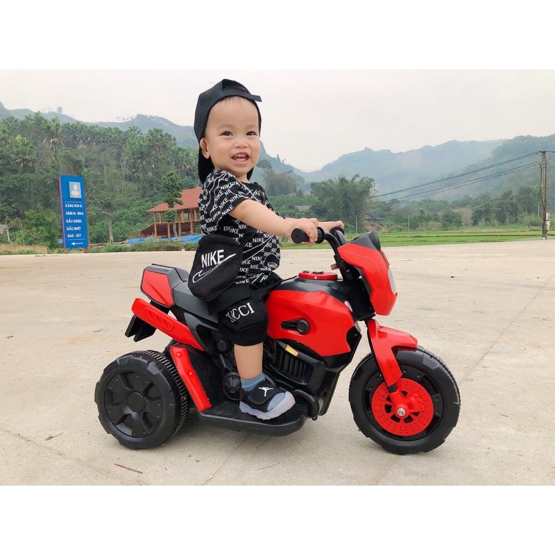 (siêu siêu rẻ) XE MÁY ĐIỆN TRẺ EM - Có nhạc, đèn