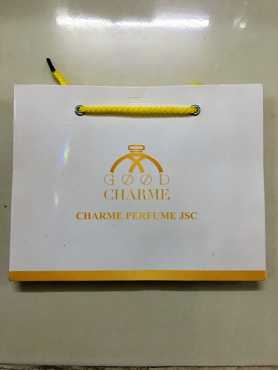 Túi giấy đựng nước hoa Char.me nhiều kích thước (CAO 20CM - NGANG 16CM - RỘNG 6CM - TÚI KÍCH THƯỚC VỪA)