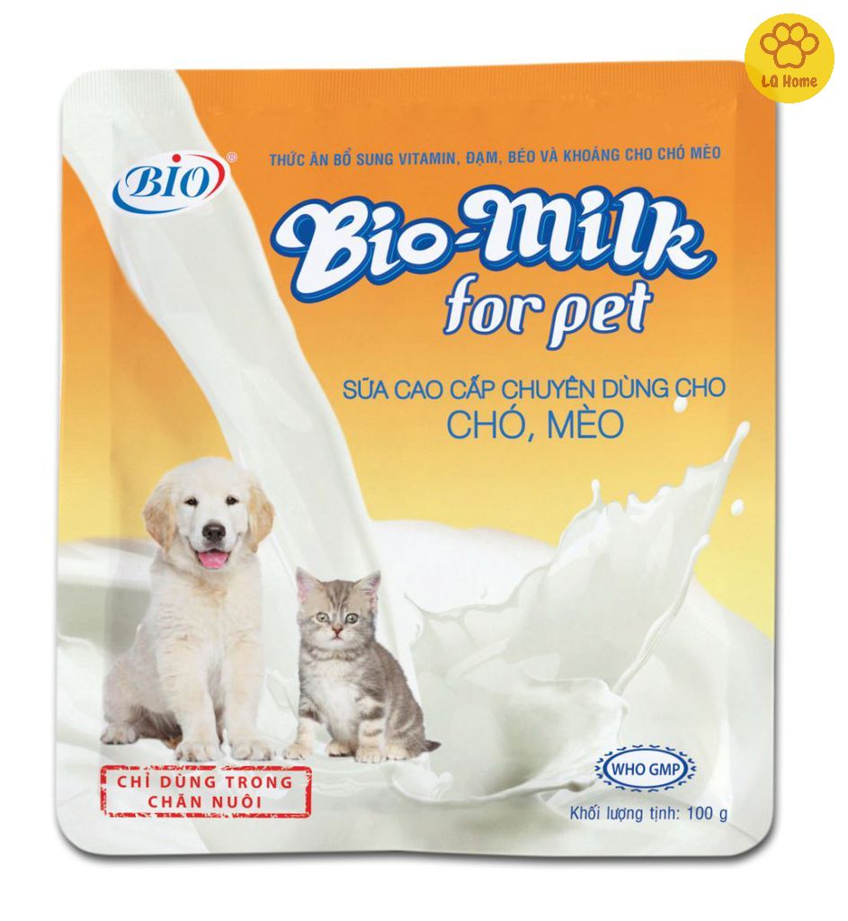 Sữa bột Bio-Milk cho chó mèo - Gói 100g