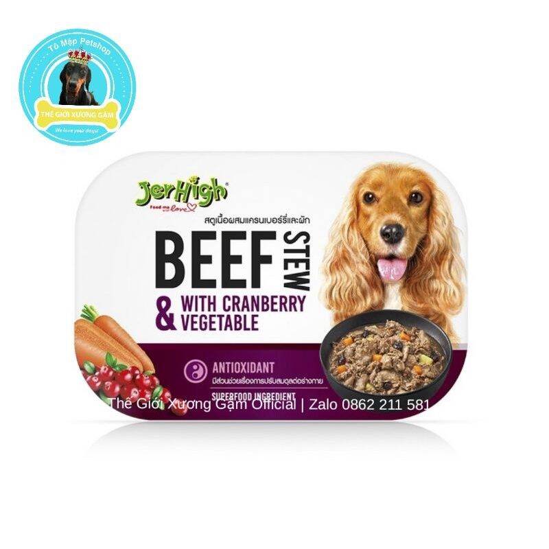 THỨC ĂN HẦM CHO CHÓ JERHIGH SUPER FOOD STEW 200GR