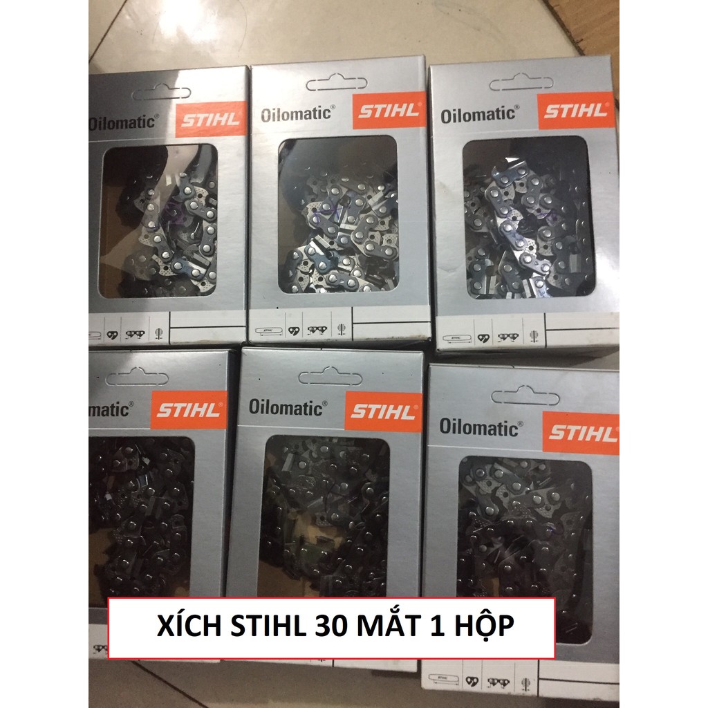 Xích Máy Cưa Xăng Stihl 30 Mắt ( Lam 50 cm) - thắng máy cưa xích