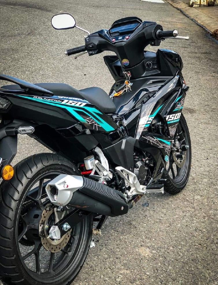 tem rời winner X V3 xanh lục bảo dán xe đen