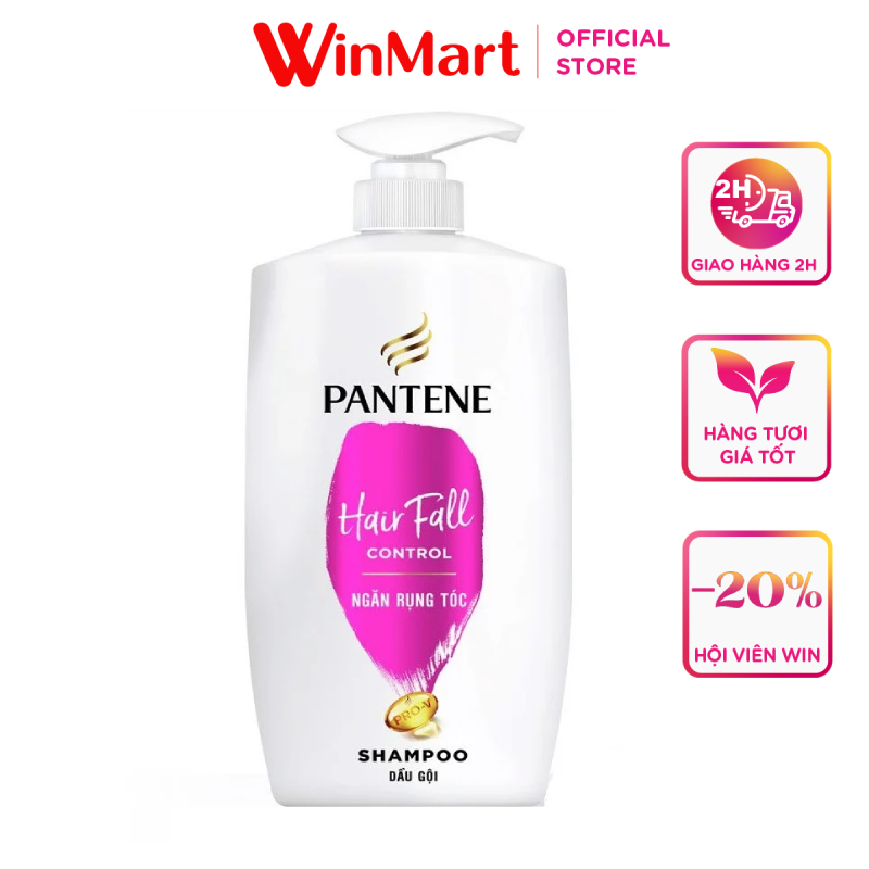 -Dầu gội Pantene dưỡng chất ngăn rụng tóc chai 900g