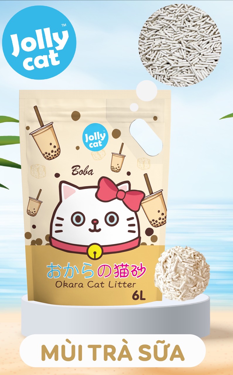 [Cát Đậu Nành] Cát Vệ Sinh Cho Mèo Jolly Bao 6L