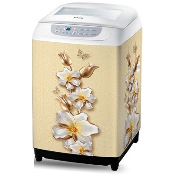 [HCM]Decal Dán Tủ Lạnh HOA VÀNG 3D - THUTHAODECOR