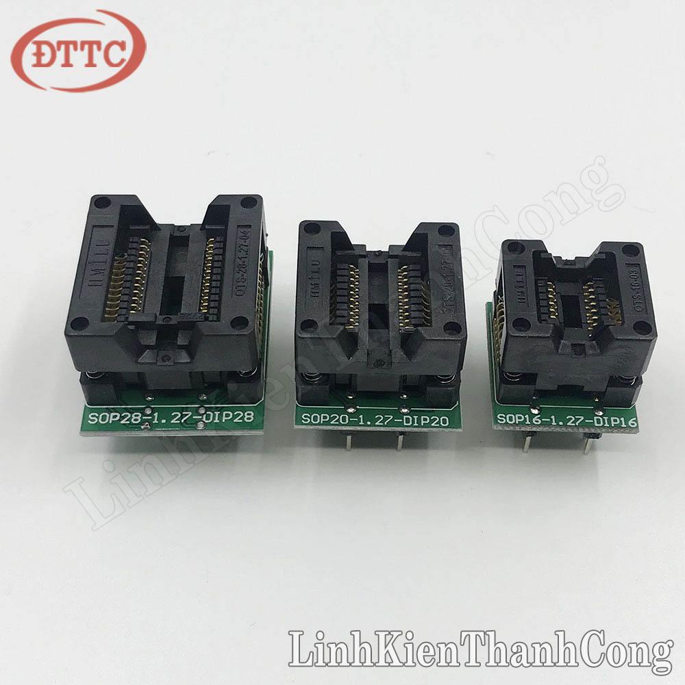 Bộ Test IC Đa Năng Kèm 3 Đế Test Linh Kiện Dán - IC TESTER