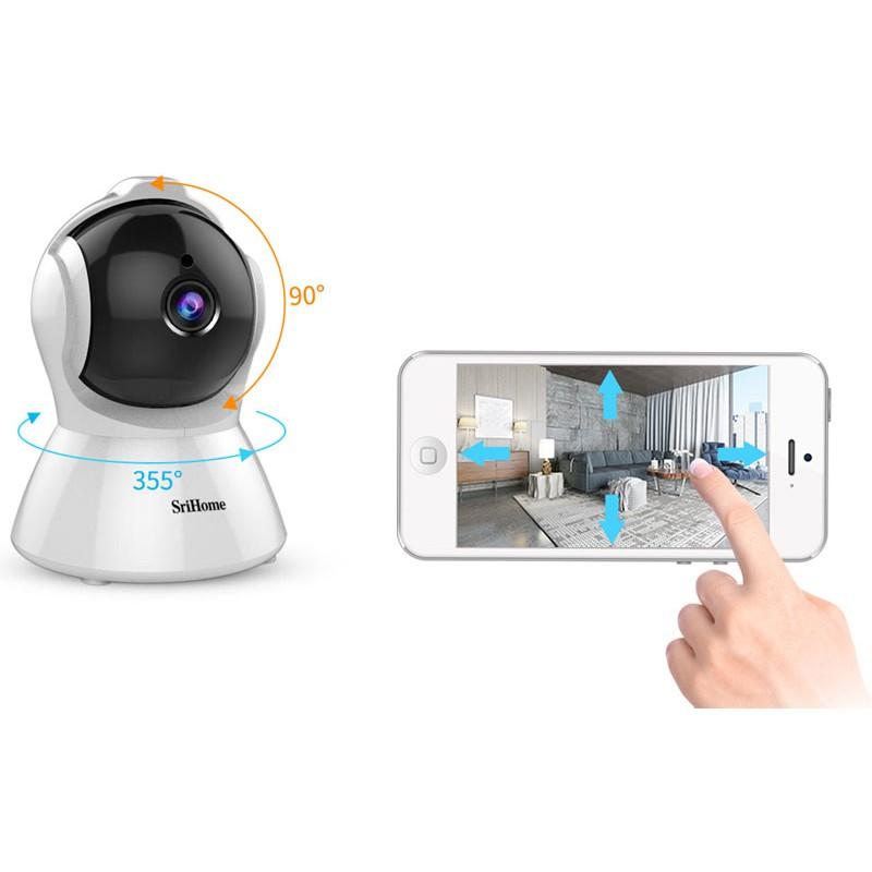 [ TẶNG THẺ NHỚ 64G YOOSEE ] Camera IP Srihome SH025 2.0Mpx kết nối WIFI