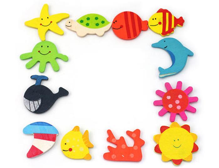 Đồ Chơi Gỗ Hình Vật Có Nam Châm G19