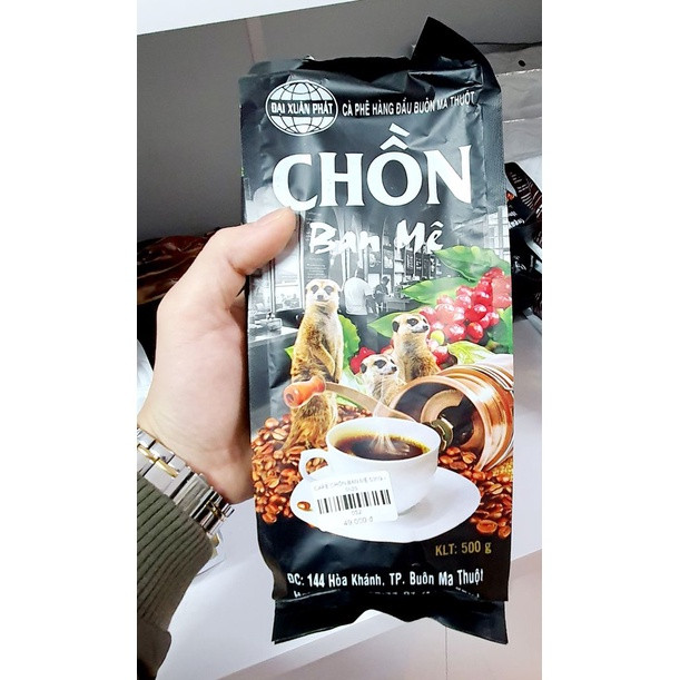 GÓI 500gram, CAFE BAN MÊ, UỐNG LÀ MÊ ( Màu Đen )