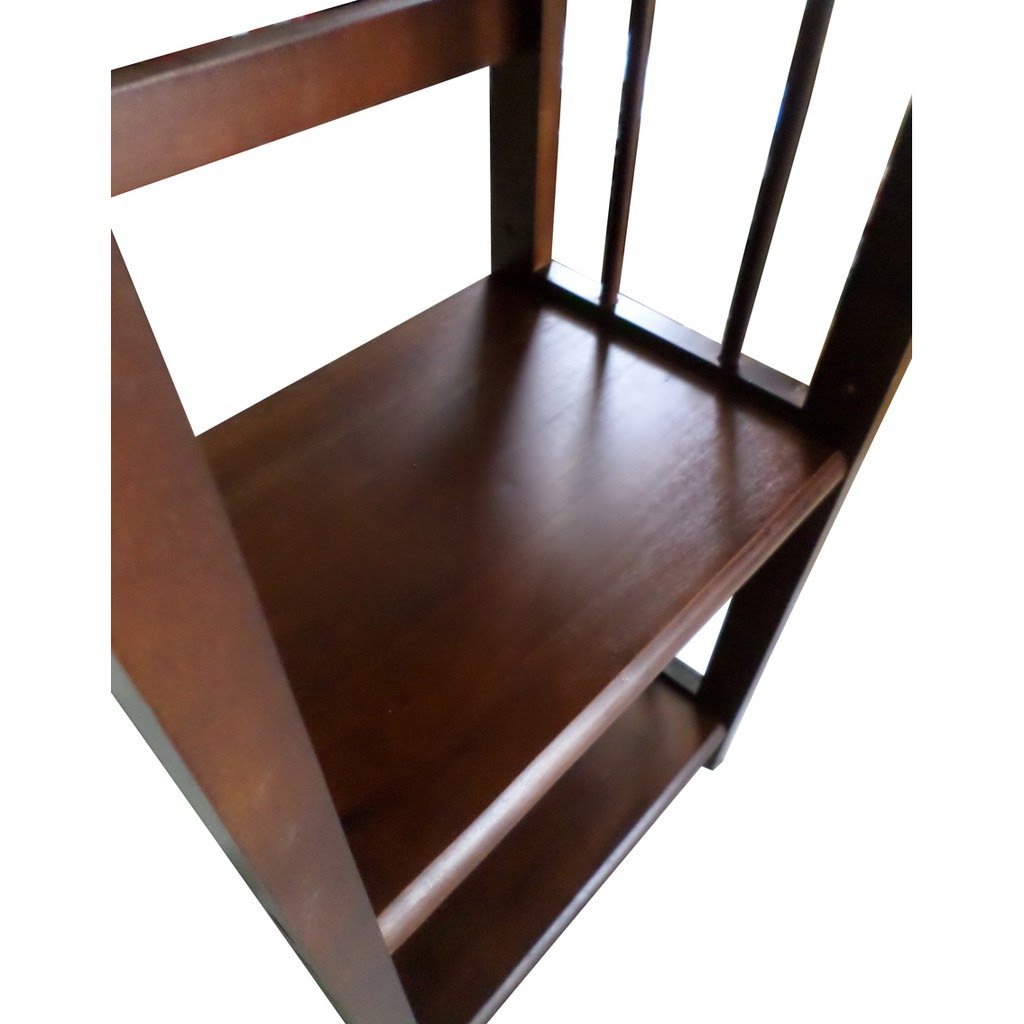[HCM]KỆ SÁCH GỖ 40CM - 3 TẦNG NÂU