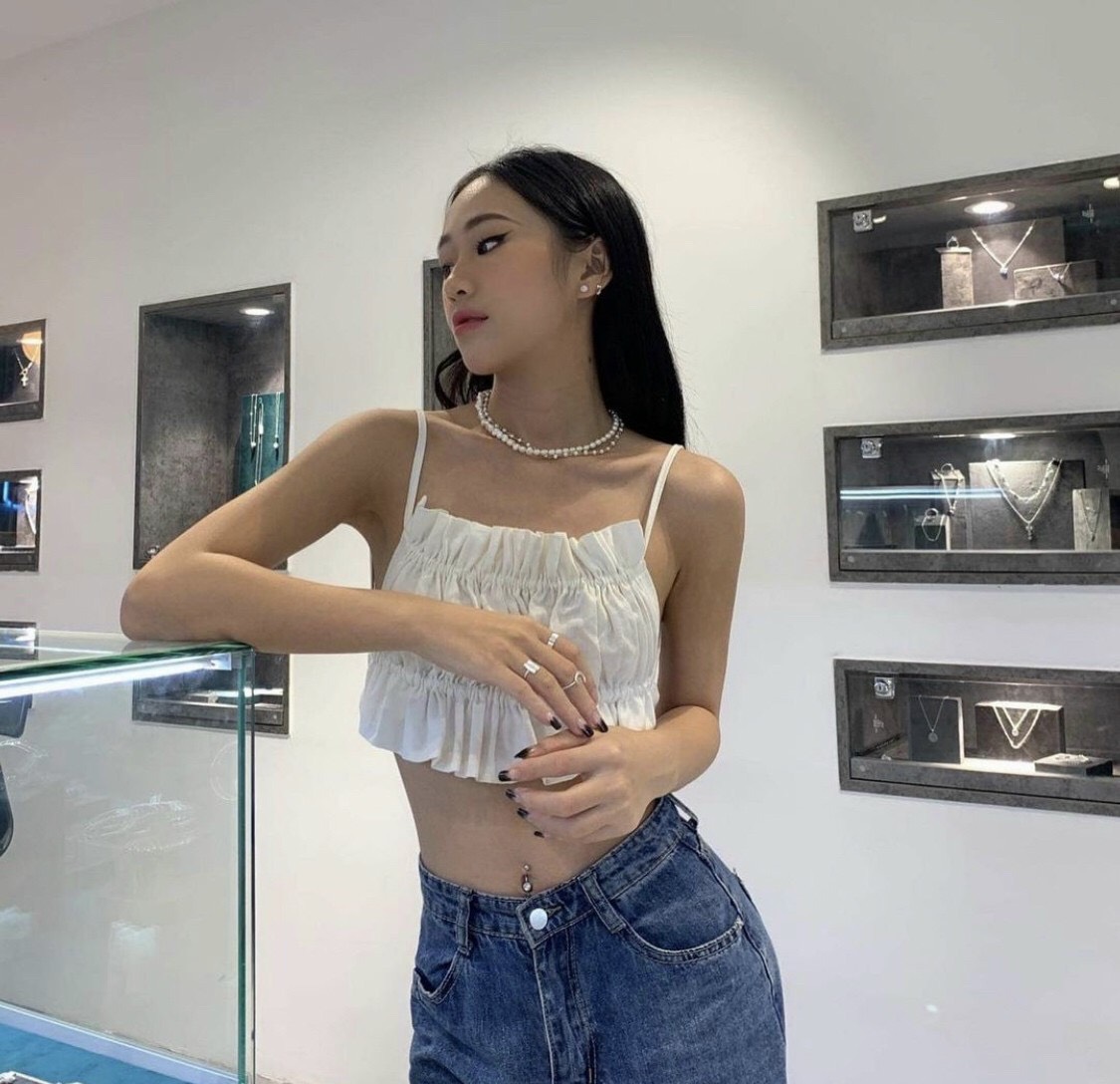 Áo Cột Dây Lưng Siêu Hót 2 Màu Nha Khách-NU