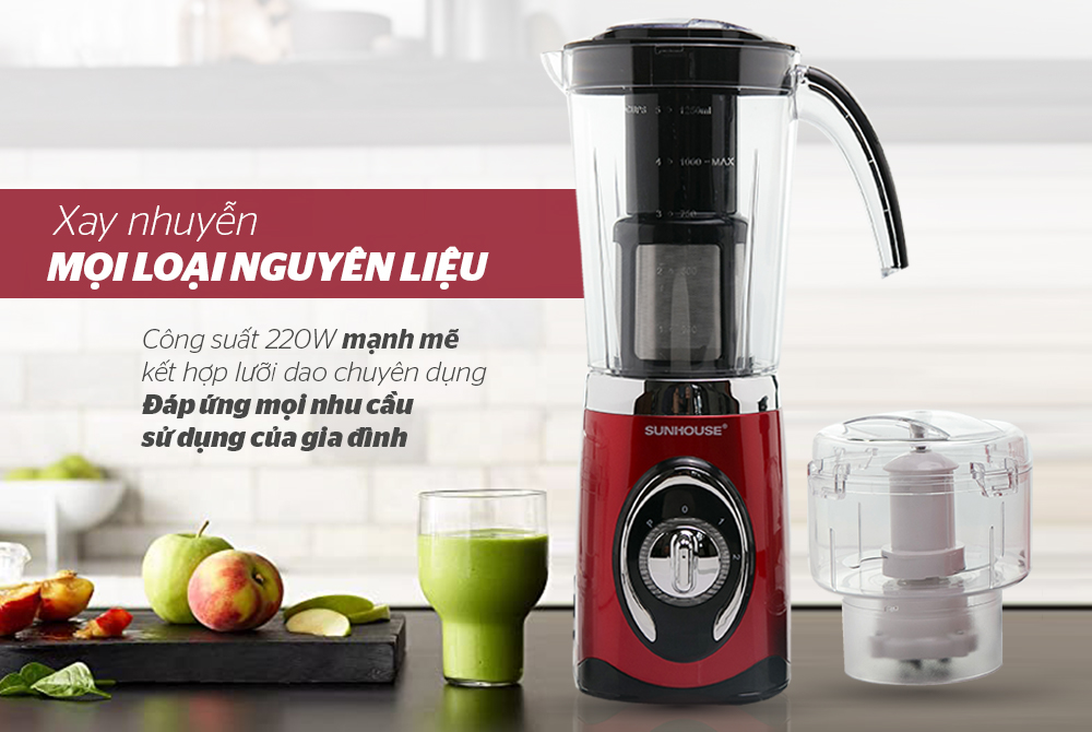 Máy xay sinh tố đa năng Sunhouse SHD5326