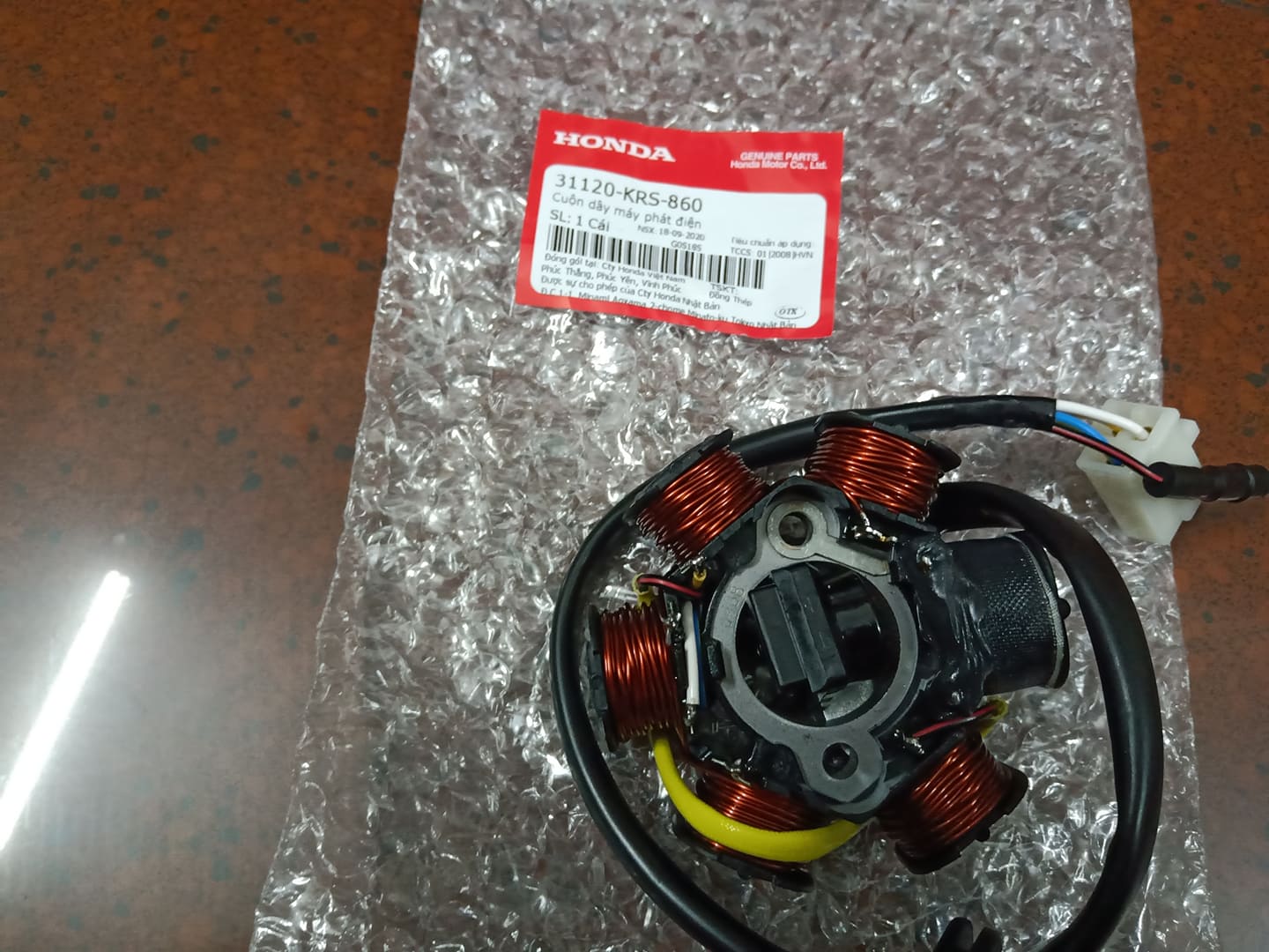 MÂM LỬA HONDA WAVE ALPHA 100 / FUTURE 1 / WAVE THÁI / RS 100 ZIN