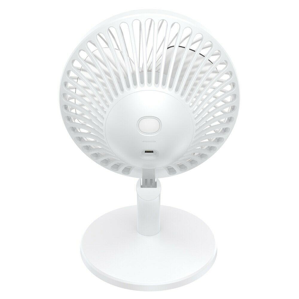 Quạt mini để bàn Baseus Ocean Fan (Pin sạc 2000mAh, 4 mức tốc độ - Mini USB Rechargeable Air Cooling Fan Clip Desk Fan)
