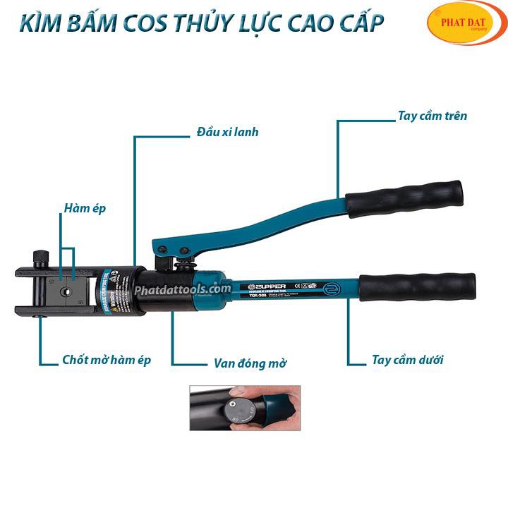 Kìm bấm cốt thủy lực KYQ120 - YYQ120