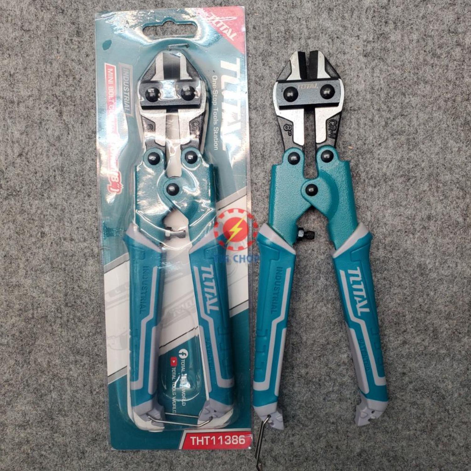 8" kìm cộng lực mini ingco hmbc0808 total tht11386