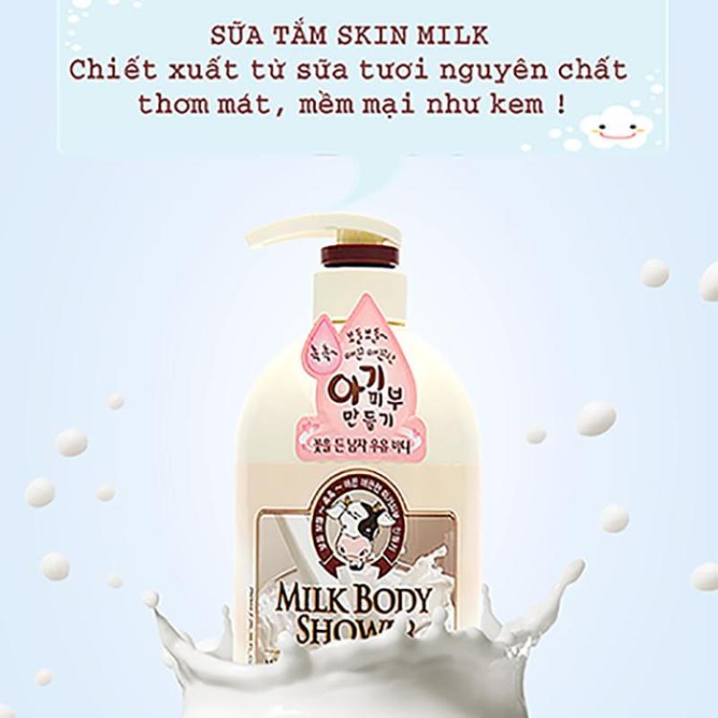 Sữa Tắm Tinh Chất Sữa Flor De Man Hàn Quốc