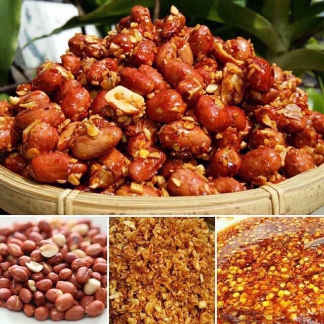 Lạc ta rang tỏi ớt siêu ngon 500g