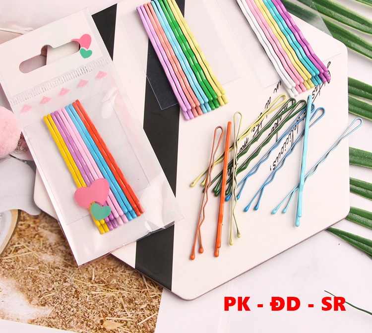 Bịch 10 kẹp tăm nhiều màu 6cm - siêu rẻ