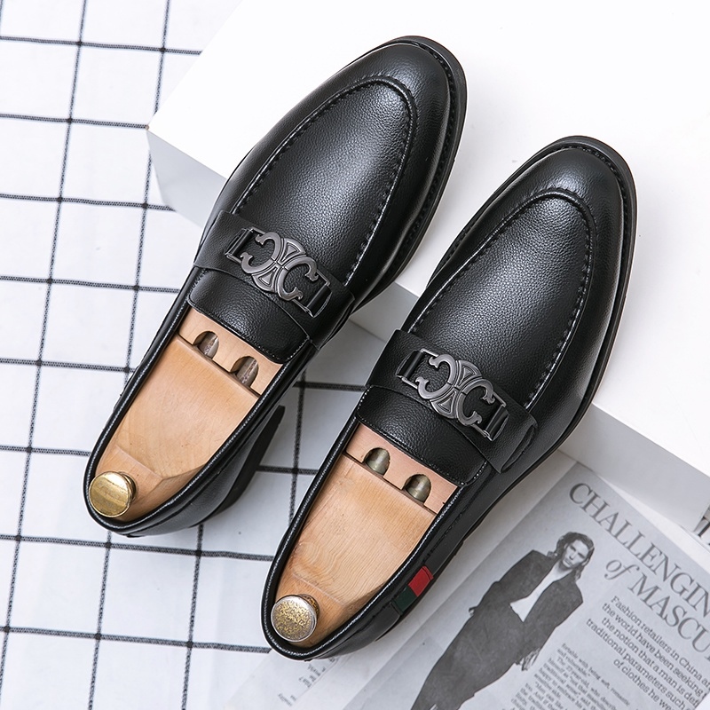 ✁☂♞ giày da nam phong cách vintage công sở size 37-46