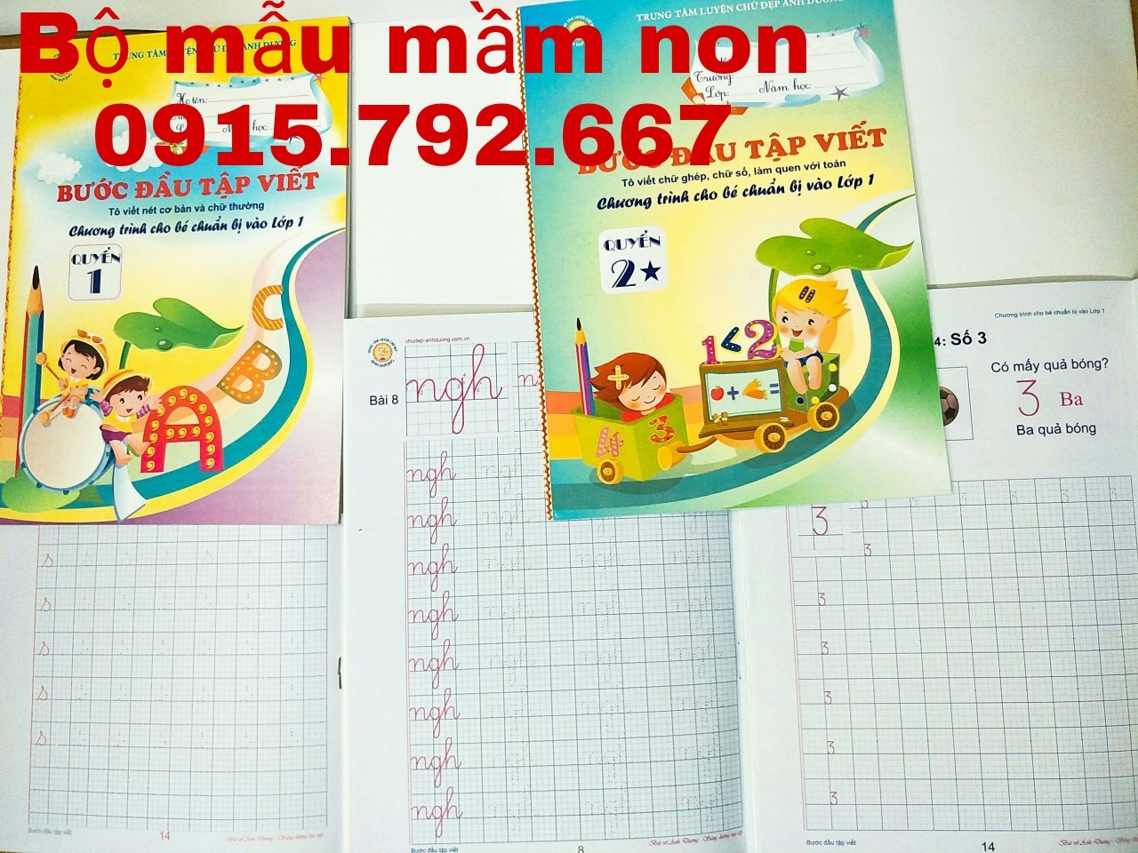 [HCM]Bộ vở bước đầu tập viết