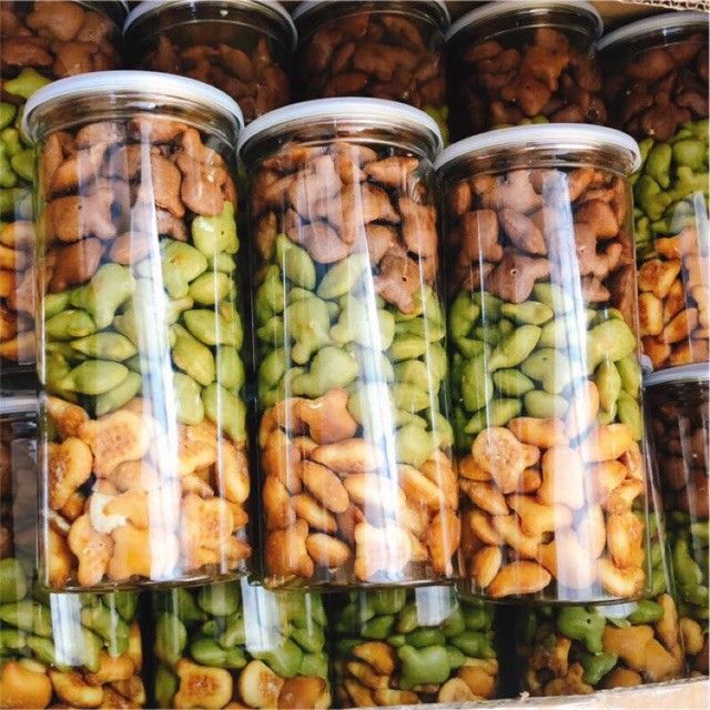 Bánh gấu Mix 3 vị 500g hủ pet