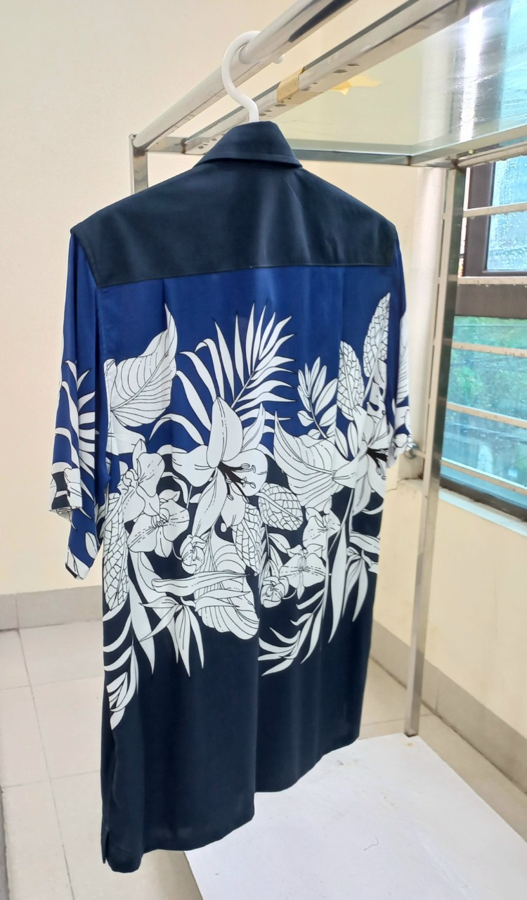 Áo sơ mi nam vải lanh A2105
