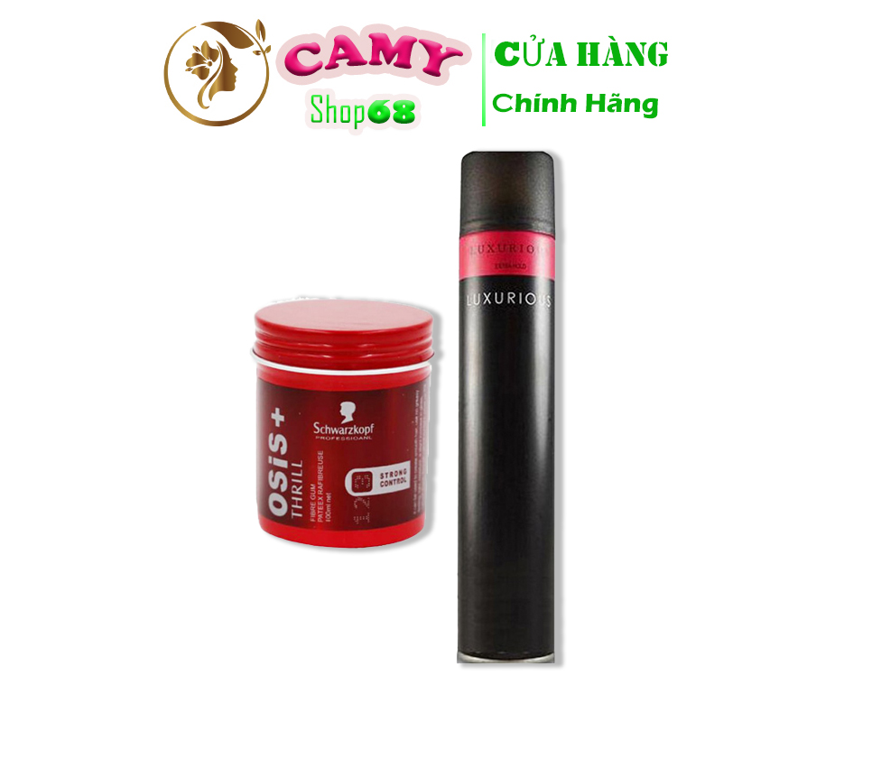 Combo wax hair claws Osis 100g and gum luxurious 320ml genuine CAMY shop68