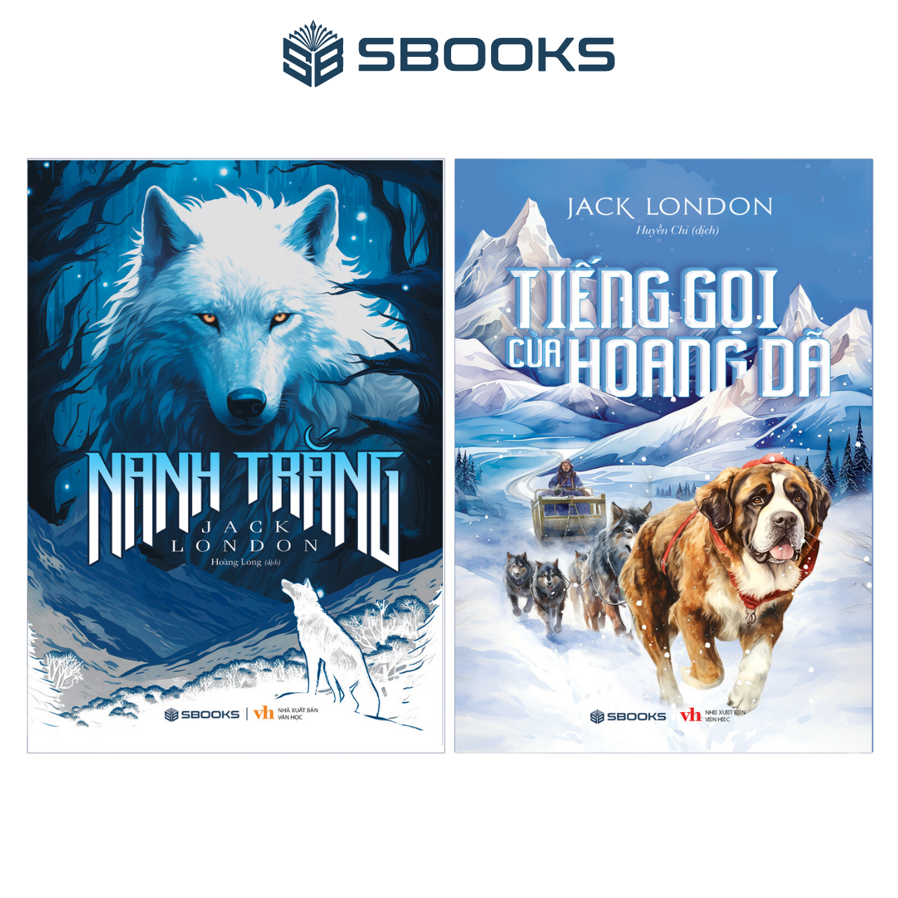 Sách combo 2 cuốn : nanh trắng + tiếng gọi của hoang dã - sbooks