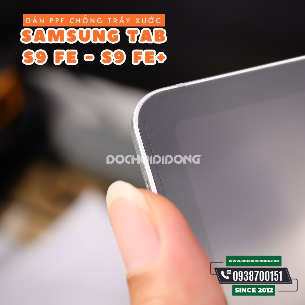Miếng dán PPF Hydorgen Samsung Tab S9 FE - S9 FE+ Plus trong, nhám cao cấp