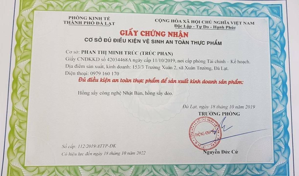 1kg Hồng Kem Treo Gió ĐÀ LẠT [Trúc Phan Farm]
