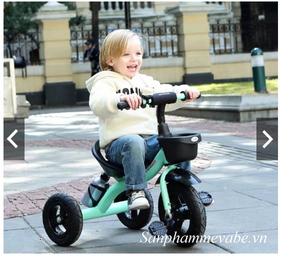 Xe đạp 3 bánh có giỏ có bình nước cho trẻ em 2-5t