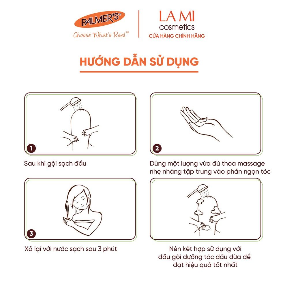[14/11/24] Dầu xả dưỡng tóc dầu dừa Palmer's 250ml