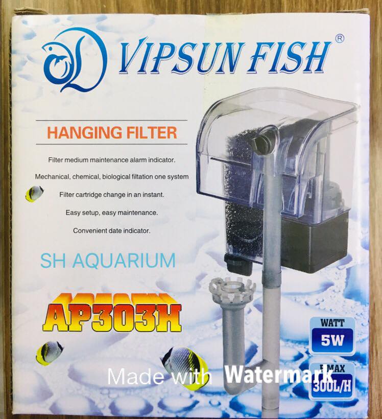 Lọc thác cho bể cá cảnh vipsun 303h