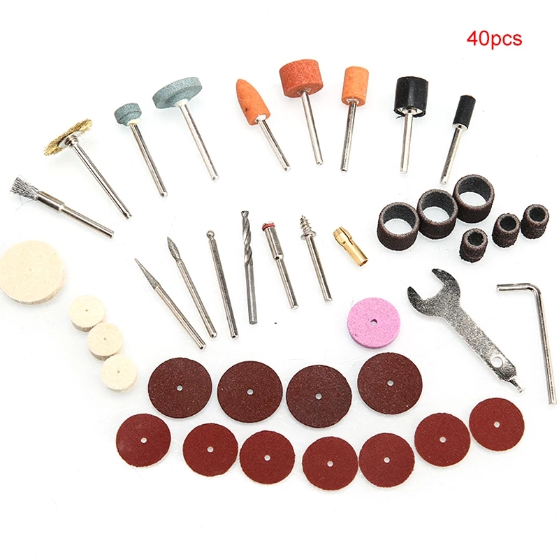 [HCM]BỘ PHỤ KIỆN MÁY KHOAN THÀNH MÁY MÀI 40 món
