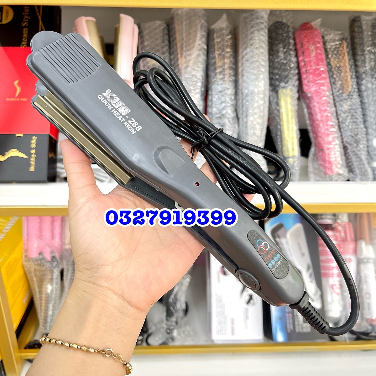 Young Máy Bấm Tóc Dập Xù Cao Cấp YOUNG 288 Chức Năng Duỗi Phồng Nhanh Hiệu Quả Bề Mặt Ceremic bảo hành 3 tháng