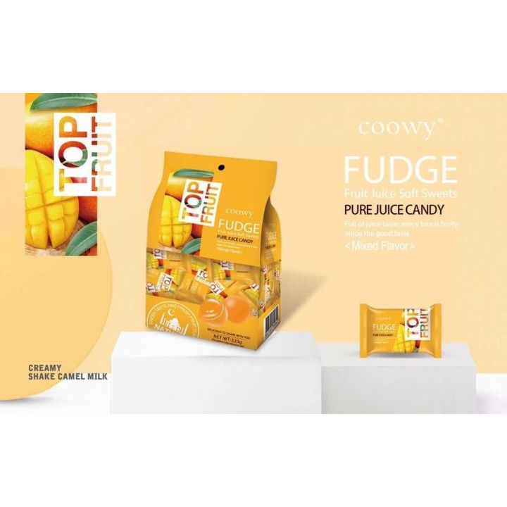 Top Fruit Mango Candy/ Mix Flavors [Eat It and You'Ll Be Addicted] 280g Pack