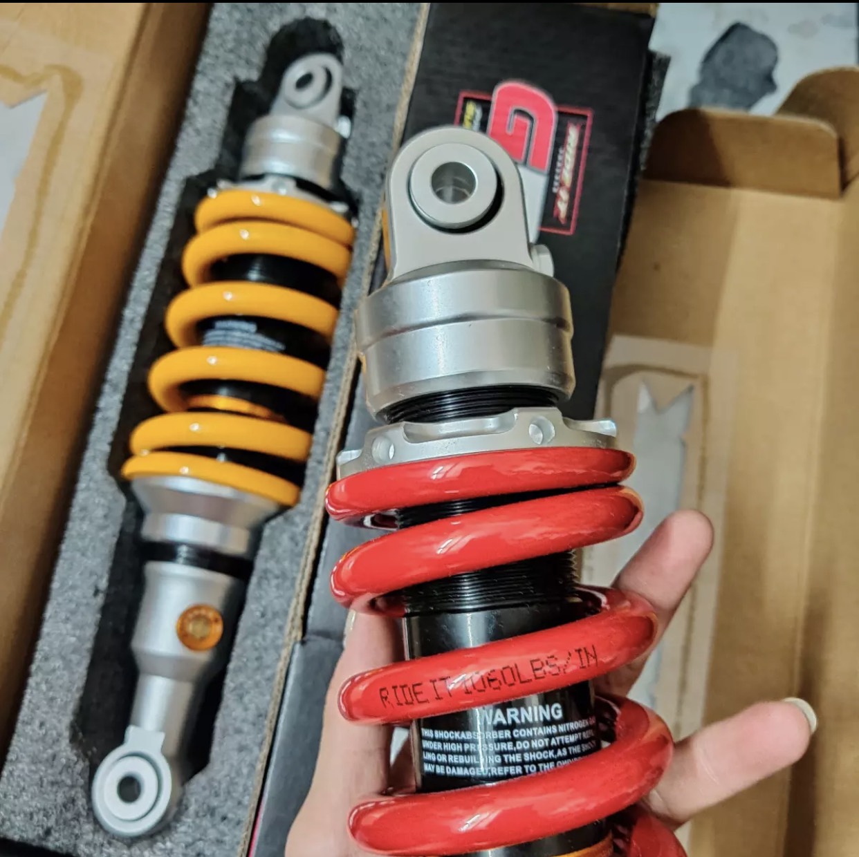 (HÀNG MỚI VỀ) Phuộc Ride It Nhập dành cho xe Raider, Satria...