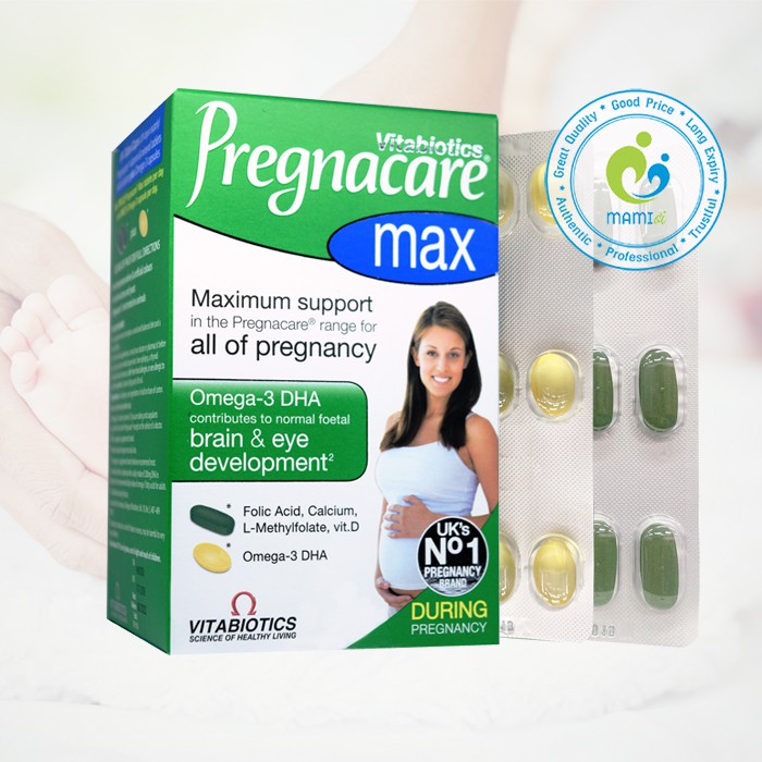 Vitamin bầu 84v bổ sung dinh dưỡng cho bà bầu và mẹ sau sinh Pregnacare