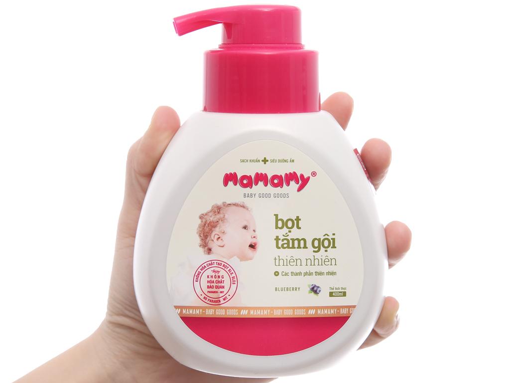 Bọt Tắm Gội Thiên Nhiên Mamamy Raspberry ( 400ml)