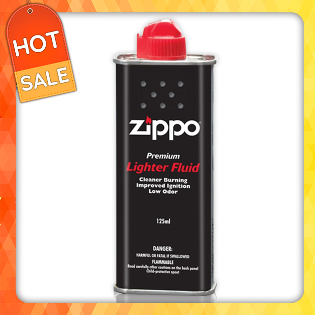 Bình Xăng Zippo 125ML Chuyên Dụng Dùng Cho Bật lửa Xăng Bấc Đá Cao Cấp (KHÔNG CHỨA XĂNG GAS)