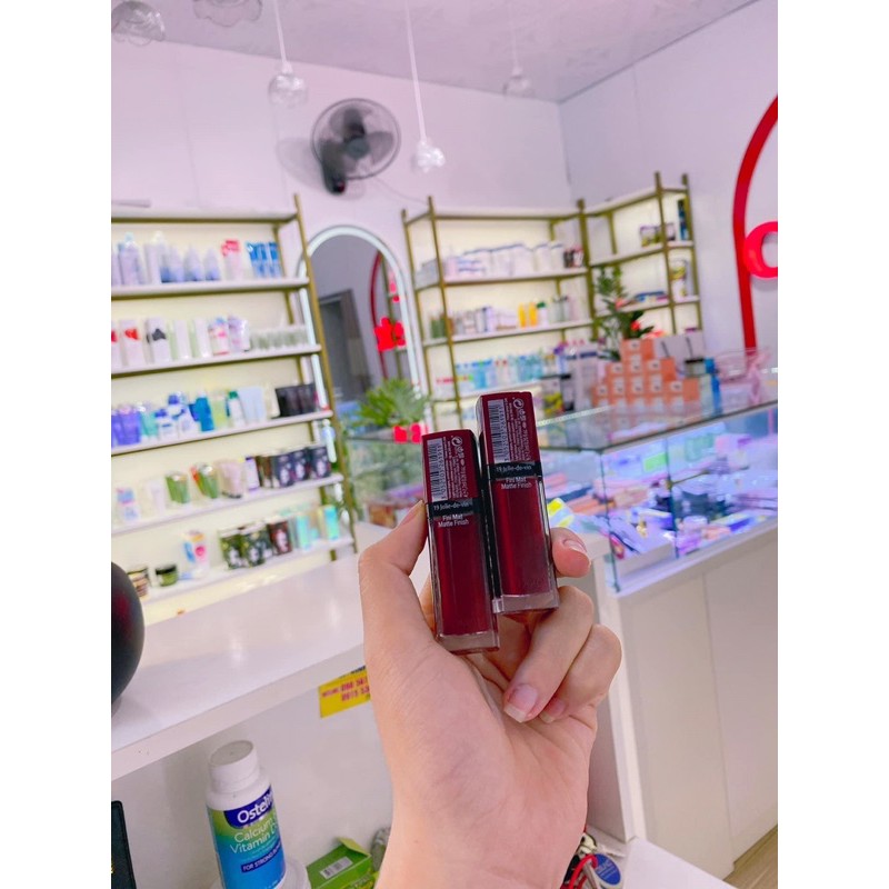 Son Bourjois velvet 19 BJ velvet đỏ mận