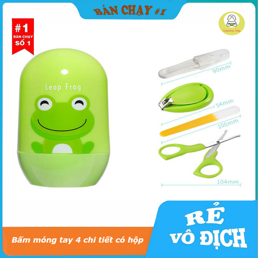 Bộ bấm móng tay cho bé 4 chi tiết