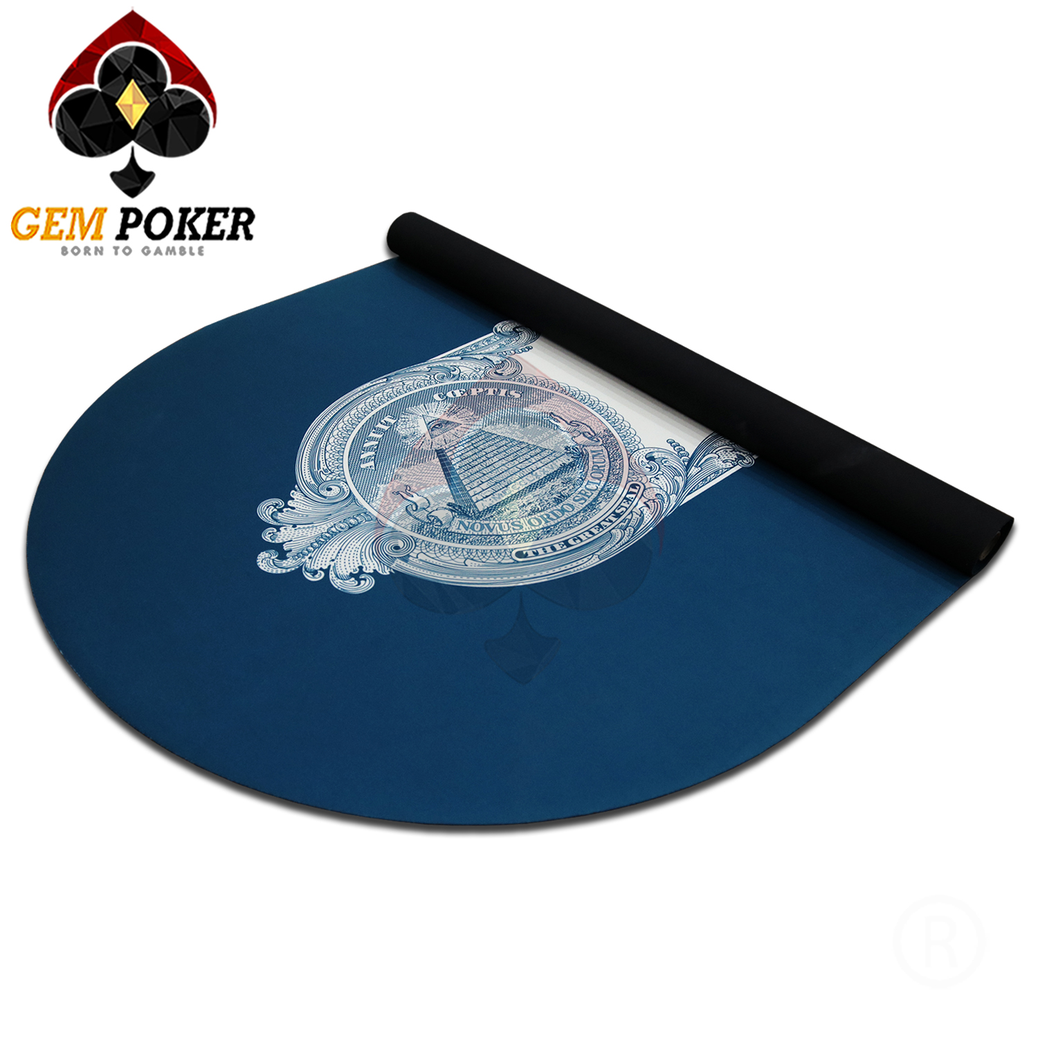 [HCM]THẢM OVAL POKER GEM DOLAR® CAO CẤP
