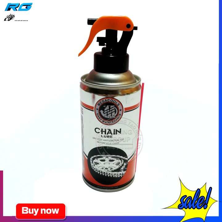 Chai Dưỡng Sên Xe Máy Megacools Chainlube Chính Hãng 300ml Kèm Vòi Xịt