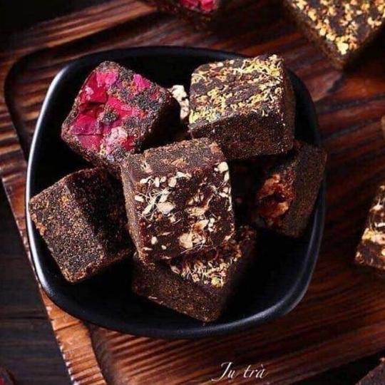 trà đường nâu 6 vị 18 viên