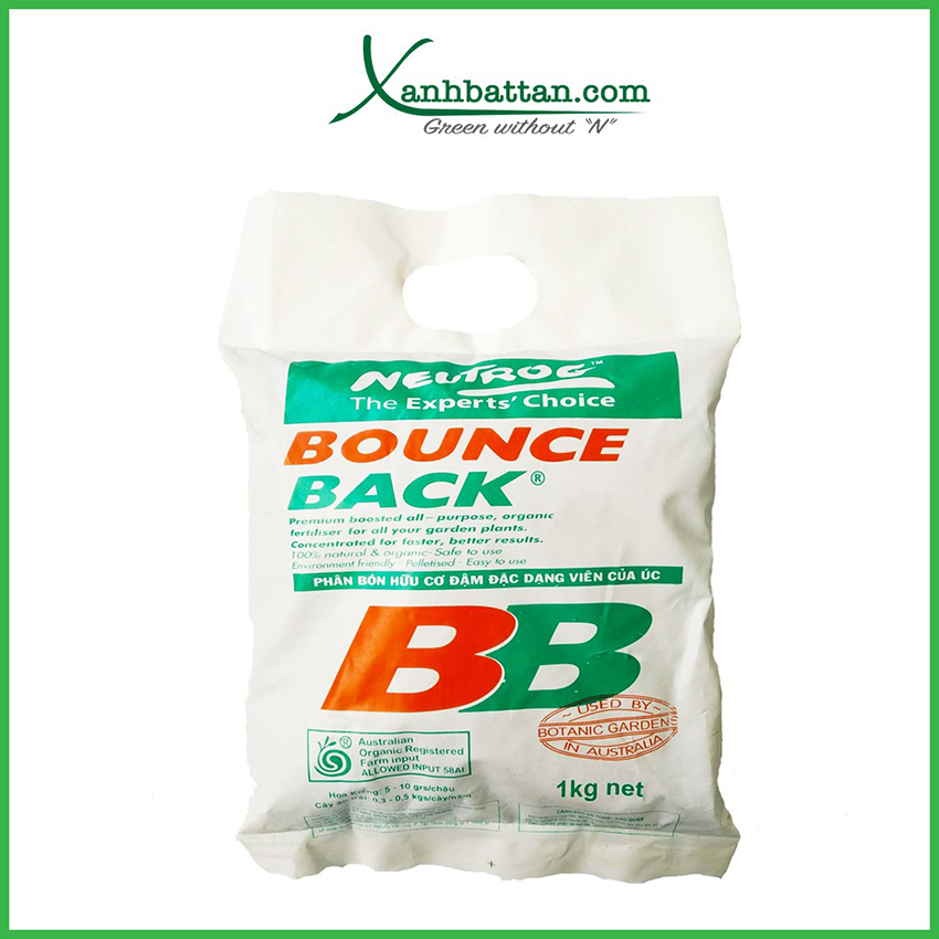 Phân Hữu Cơ Bounce Back Nhập Khẩu Từ Úc Túi 1 Kg